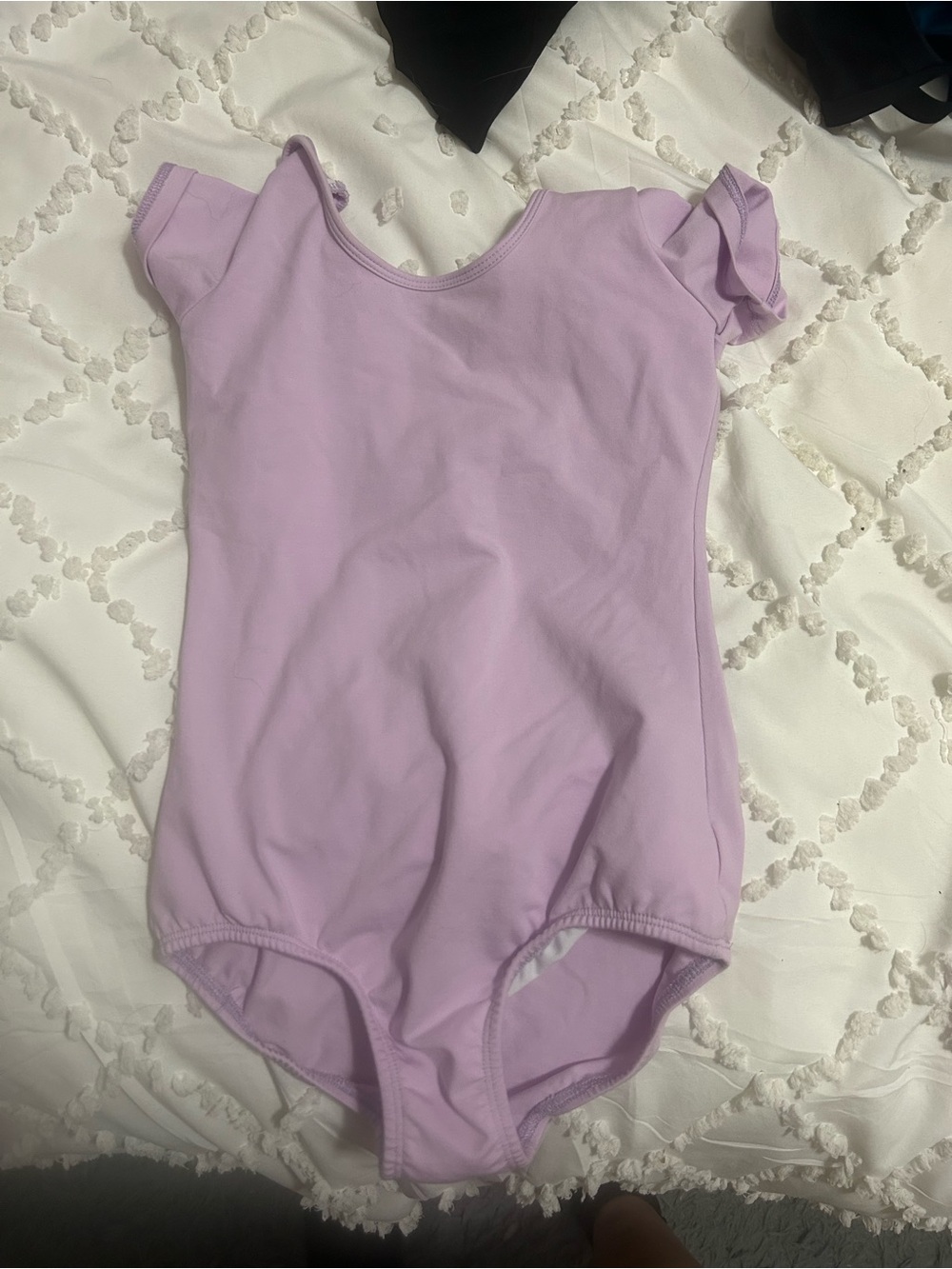 Girls’ purple leotard